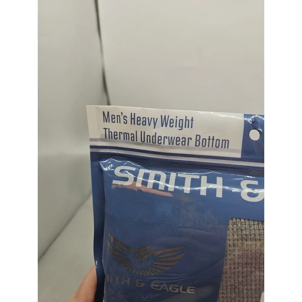 Smith's Workwear‎ Men's Thermal Underwear Bottoms Gray And Black 2XL new